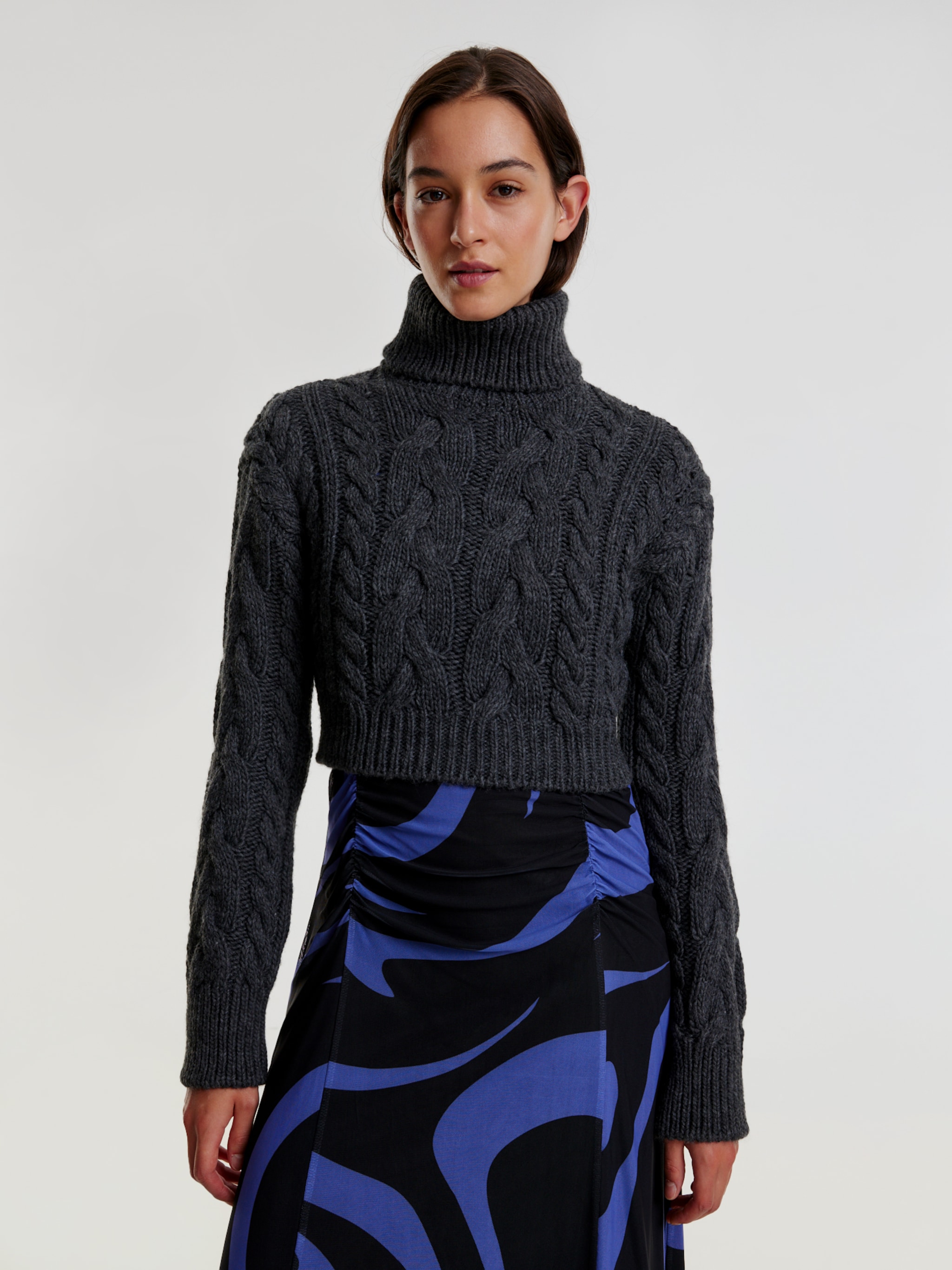 EDITED Produkte Pullover 'Xandra' grau