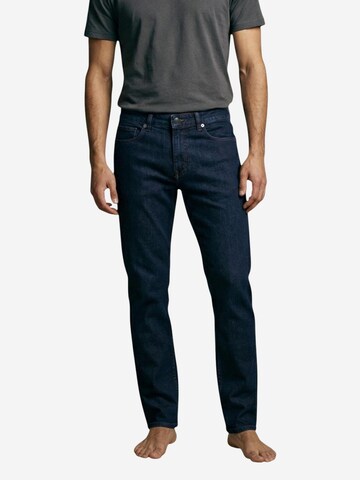 BOSS Slimfit Jeans 'Delaware' in Blauw: voorkant