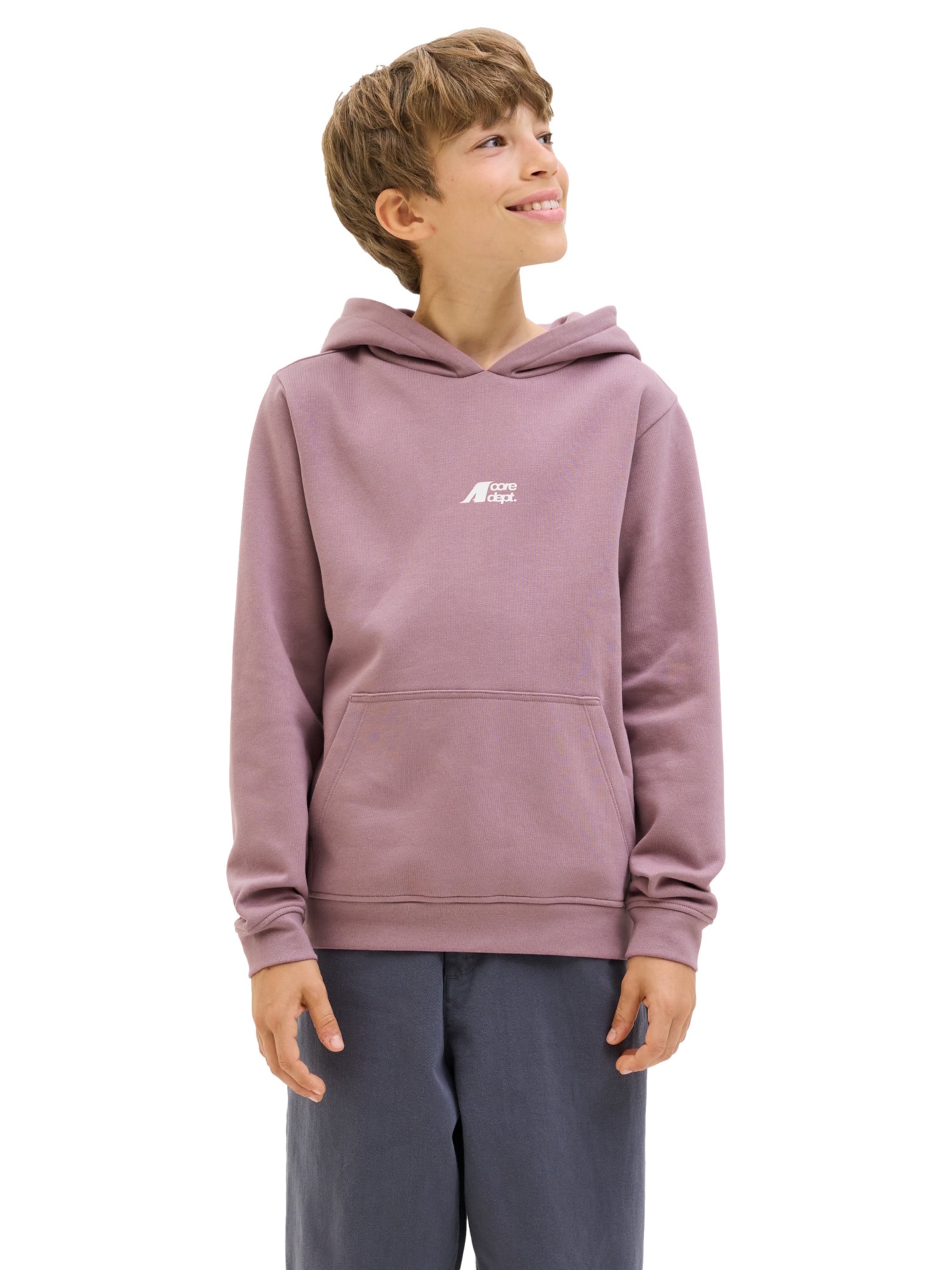 Sweat 'Tier' Jack & Jones Junior en violet : devant