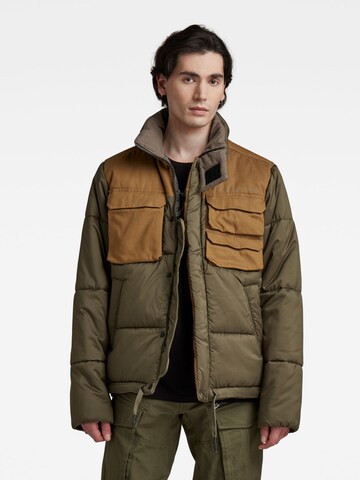 Veste mi-saison 'Attac' G-Star RAW en vert : devant