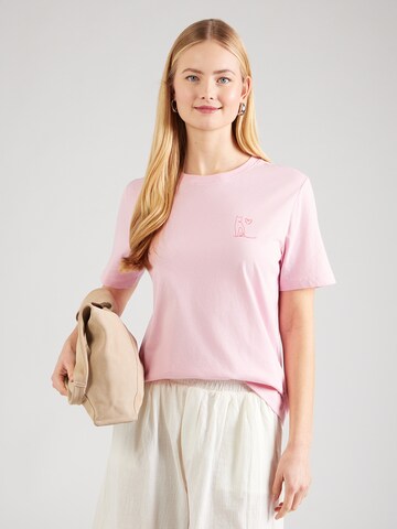 T-shirt Mavi en rose : devant