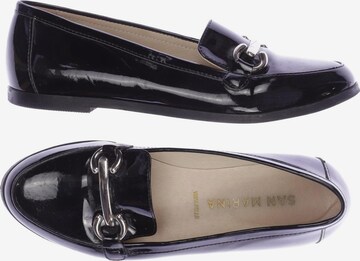 San Marina Flats & Loafers in 36 in Black: front