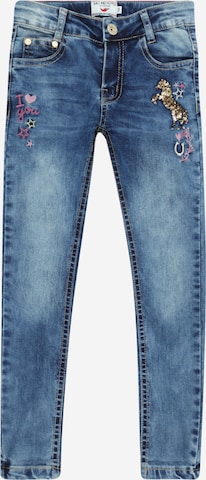 SALT AND PEPPER regular Jeans 'Horse Sequins' i blå: forside