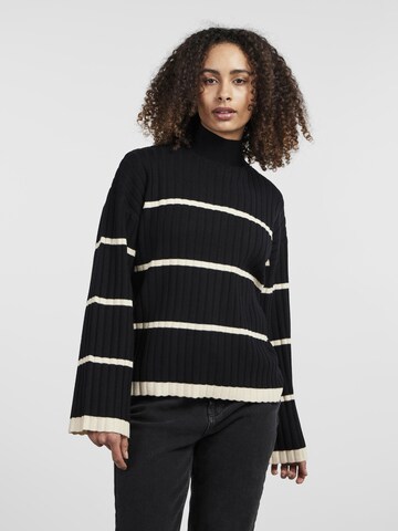 PIECES Pullover 'HILJA' i sort: forside
