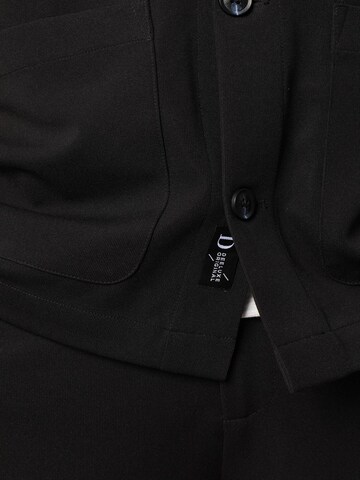Coupe regular Chemise 'MATHEUS' Deeluxe en noir