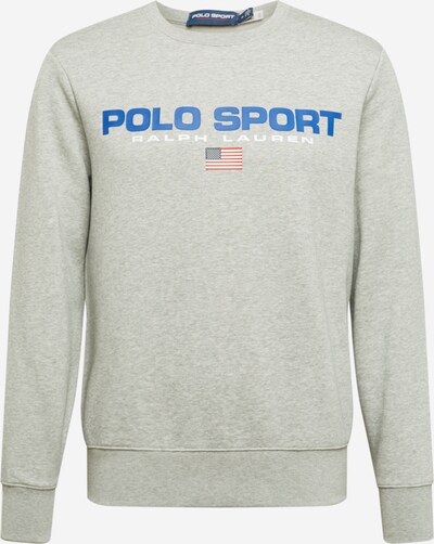 POLO RALPH LAUREN Mikina - modrá / svetlosivá / červená / biela, Produkt