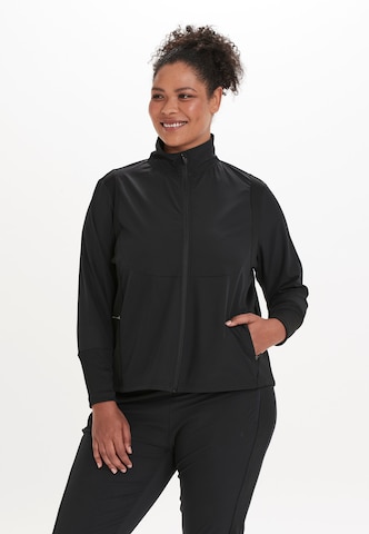 Q by Endurance Performance Jacket 'Isabely' in Black: front