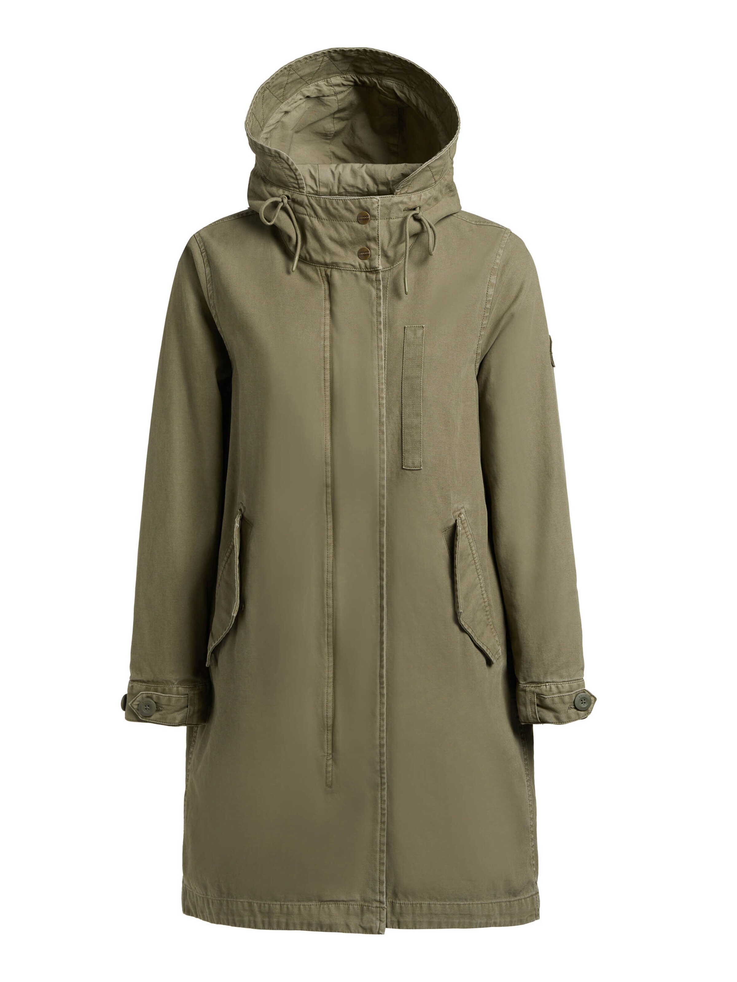 khujo Mantel 'FREYA' in Grün: Vorderseite