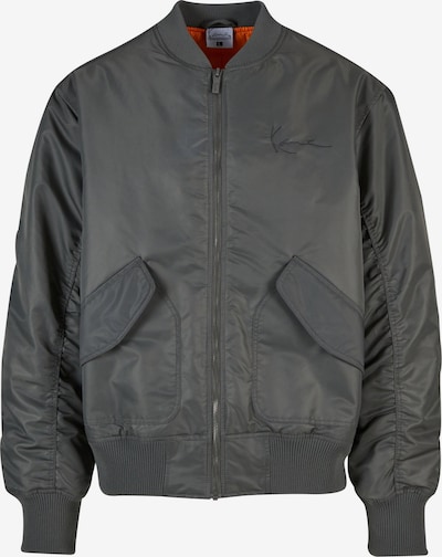 Karl Kani Prijelazna jakna 'Distressed' u antracit siva / tamo siva, Pregled proizvoda