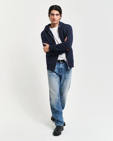GANT Zip-Up Hoodie in Blue