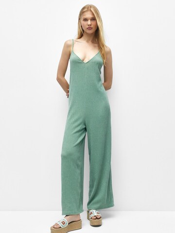 Pull&Bear Jumpsuit in Grün