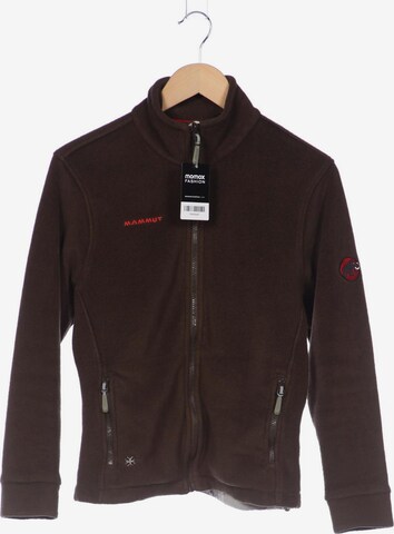 MAMMUT Sweatshirt & Zip-Up Hoodie in S in Brown: front