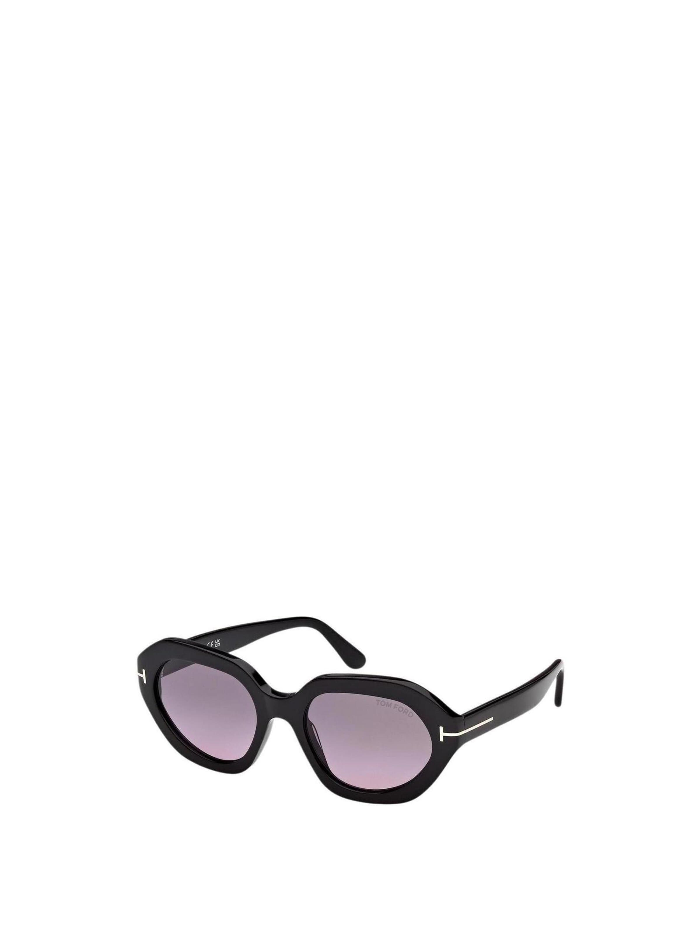 Tom Ford Sunglasses 'MERYL-02 FT1341 01B' in Black: front