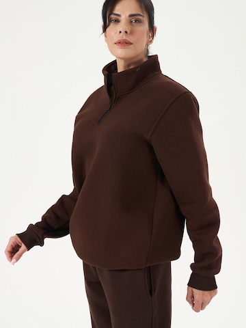 LOUIS LECLER Sweatshirt 'Sage' in Bruin