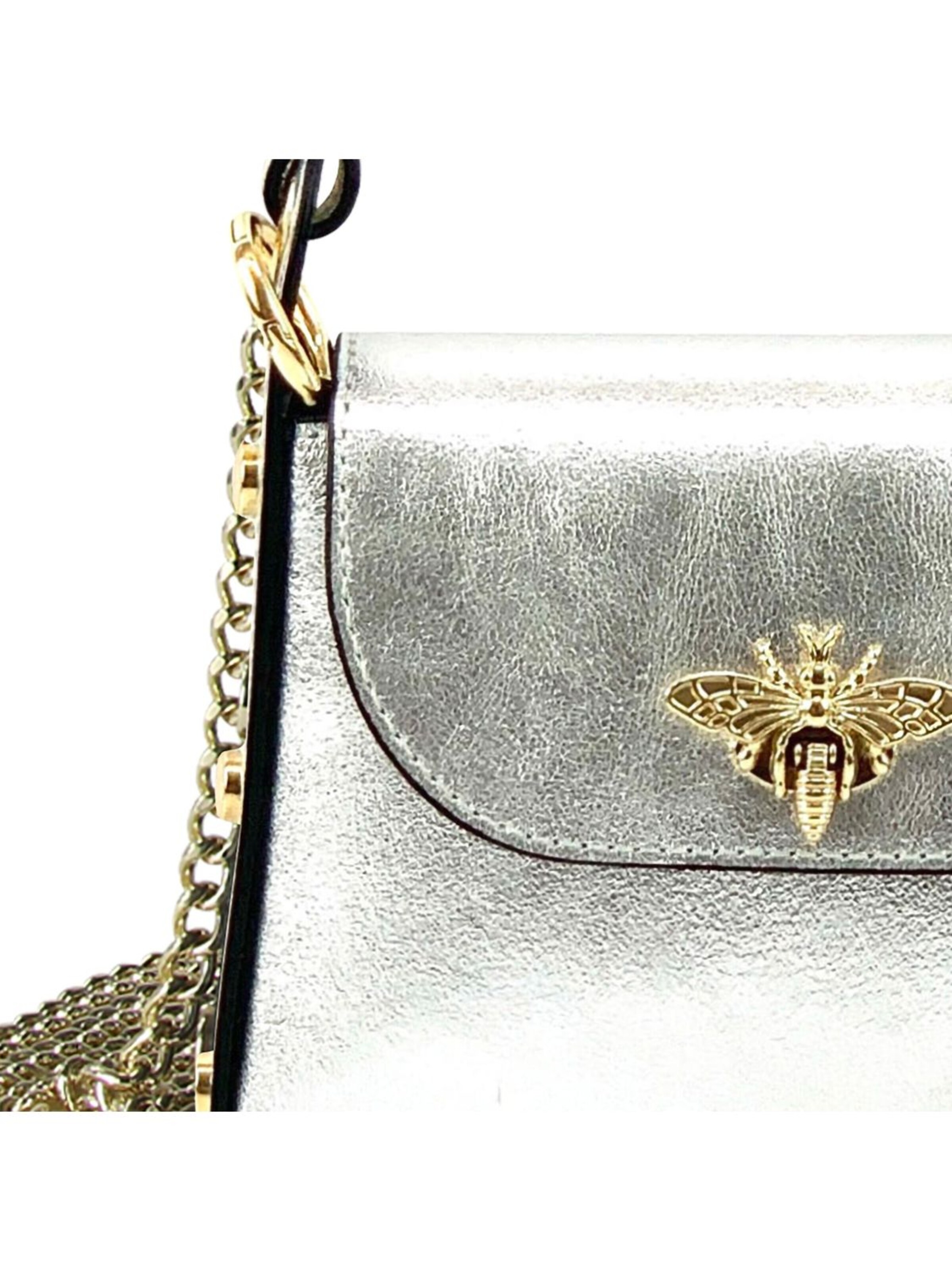 Florence Crossbody Bag in Silver