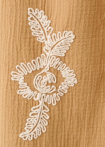 MANGO KIDS Loose fit Pants 'Mika' in Yellow