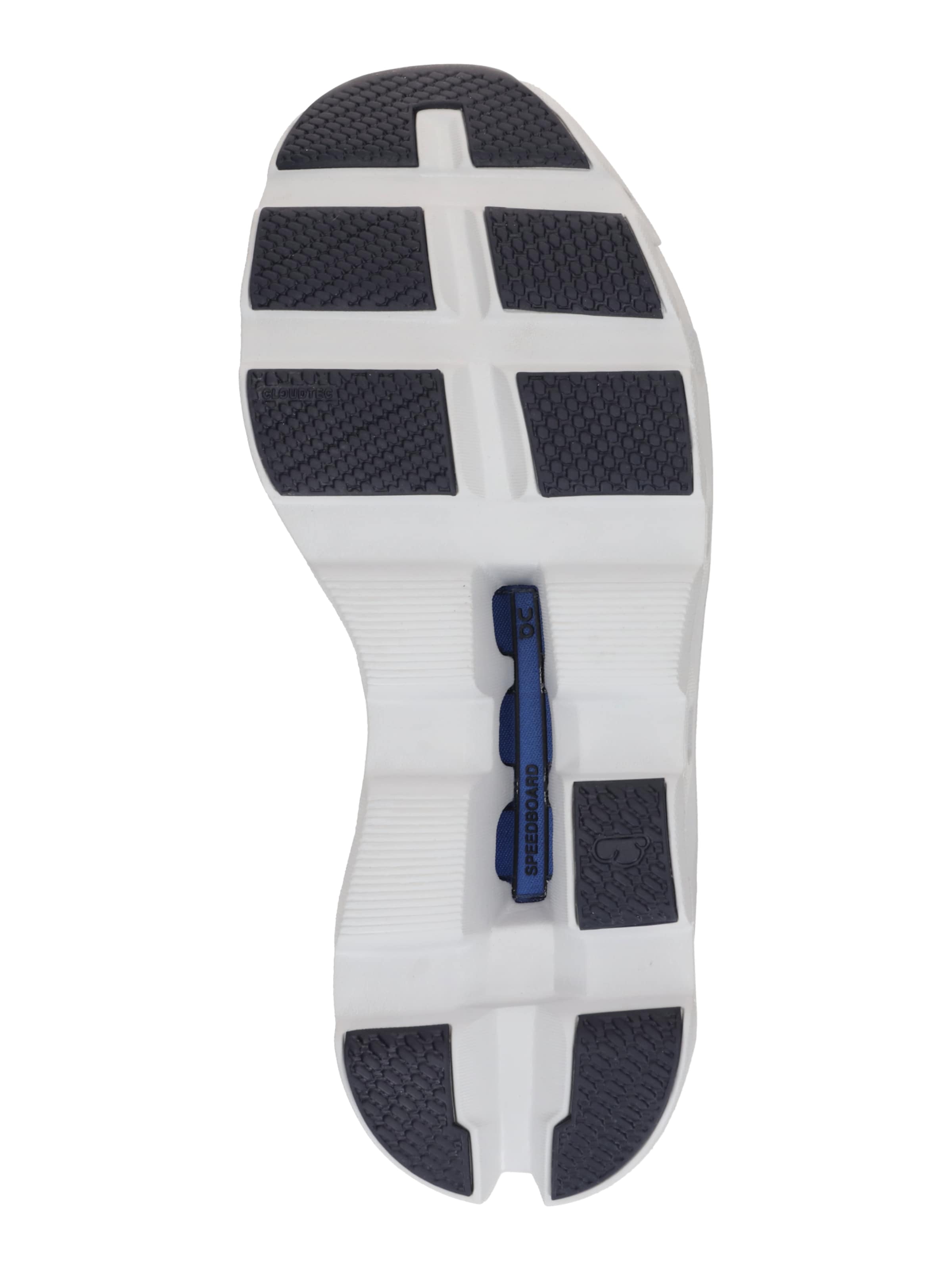 Scarpa da corsa 'Cloudmonster' di On in bianco