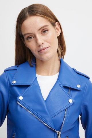 b.young Lederimitatjacke in Blau