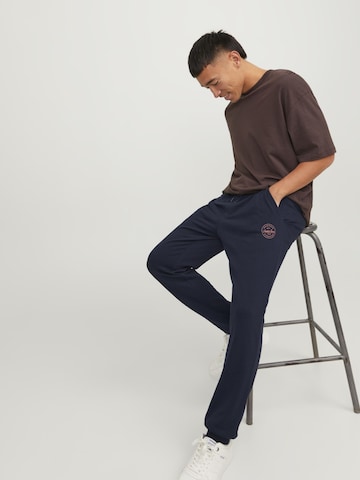 JACK & JONES Tapered Pants 'JPSTGordon JJShark' in Blue