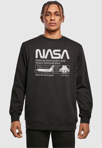 ABSOLUTE CULT Sweatshirt 'Nasa - Space Shuttle Program' in Black: front