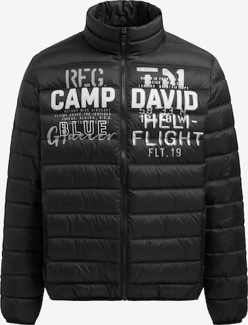 Giacca di mezza stagione di CAMP DAVID in nero: frontale