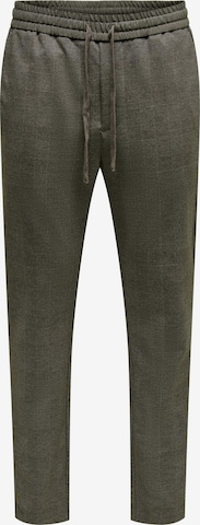 Pantalon 'Linus' Only & Sons en marron : devant