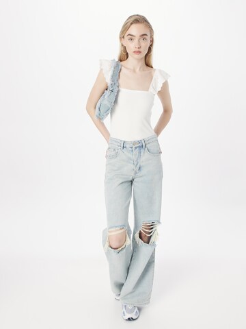 GAP Top 'EYELET' in Wit