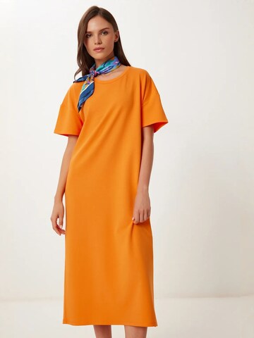 Happiness İstanbul - Vestido em laranja: frente