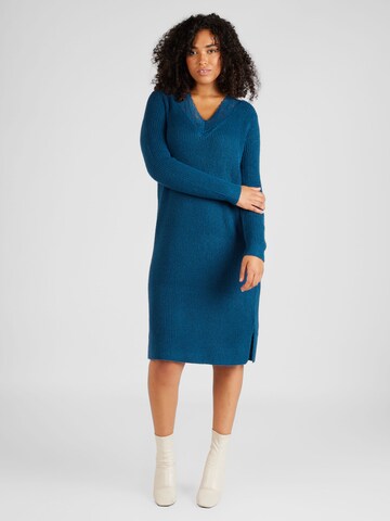 EVOKED Dress 'Glacy' in Blue: front