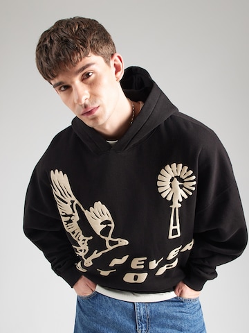 Sweat-shirt 'Clayson' Pegador en noir : devant