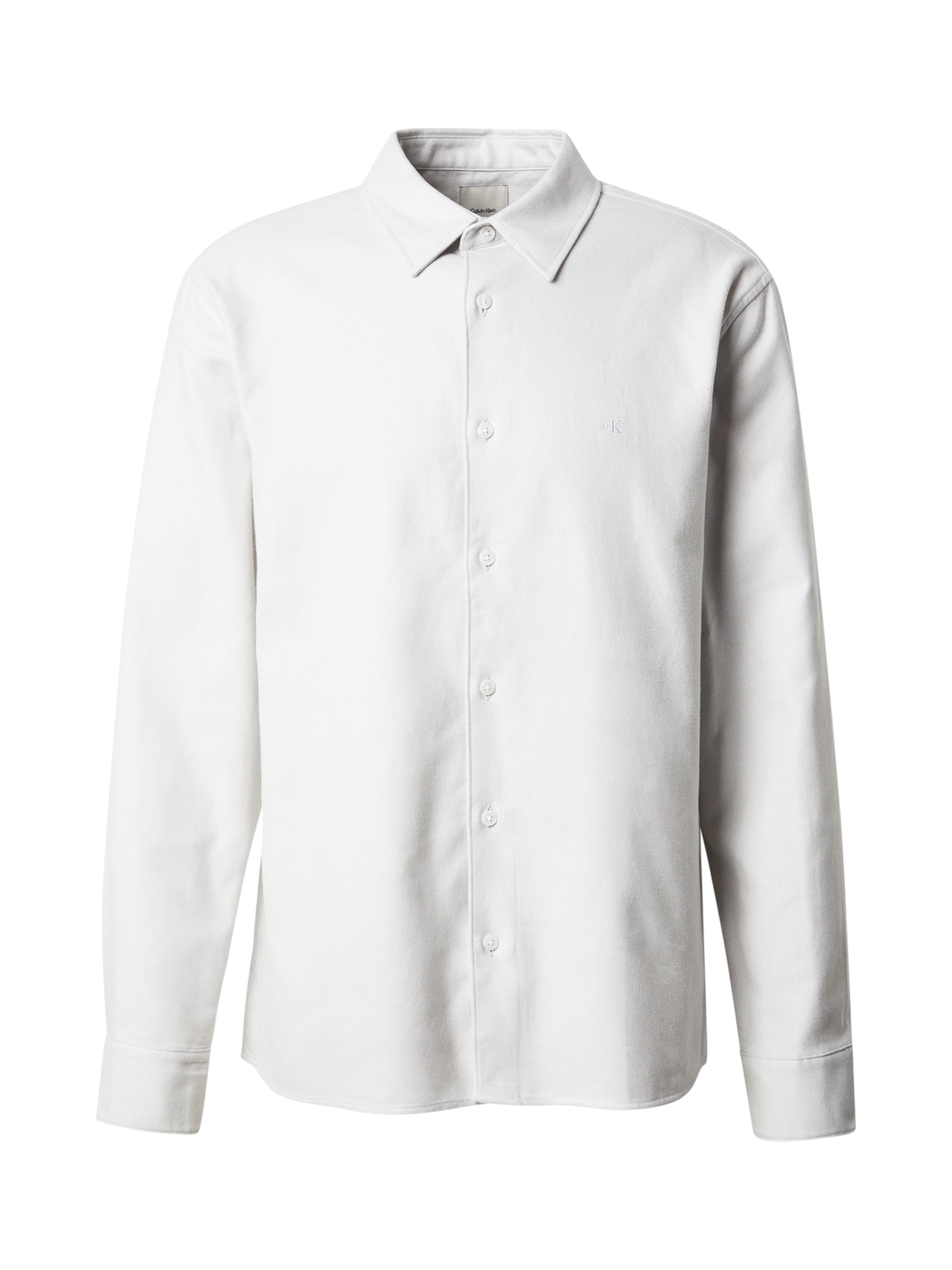 Calvin Klein Comfort Fit Πουκάμισο σε γκρι: μπροστά
