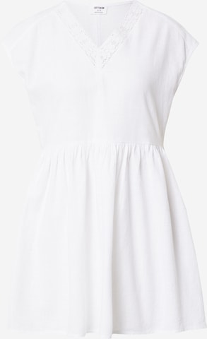 Cotton On - Vestido de verano en blanco: frente