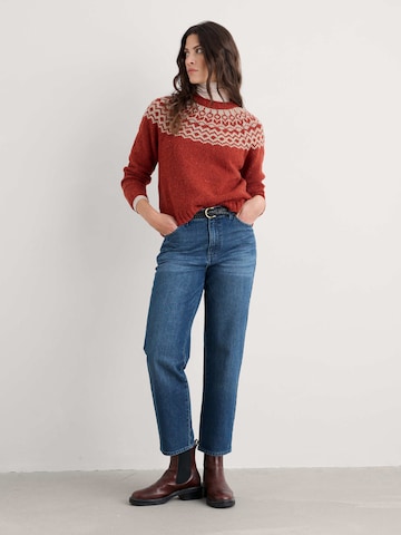 Pull-over 'Port Kinnis' Seasalt Cornwall en rouge