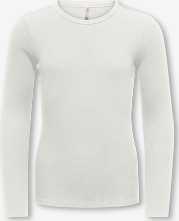 ONLY GIRLS Футболка 'KOGLUCKY' в Белый: спереди