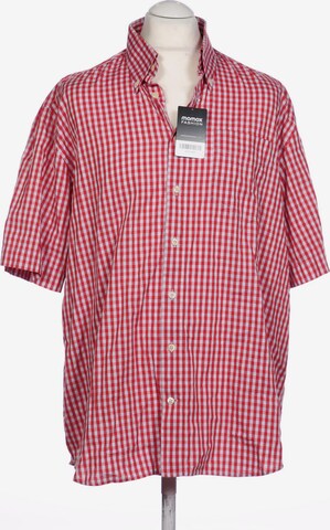 HECHTER PARIS Button Up Shirt in XL in Red: front