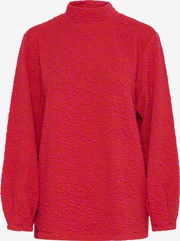 ICHISweater majica 'OELLY' - roza boja: prednji dio