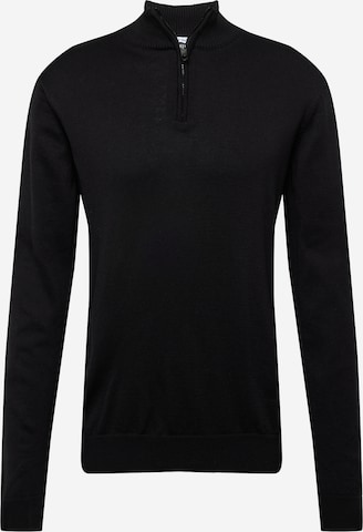 ABOUT YOU Sweater 'Enzo' in Black: front