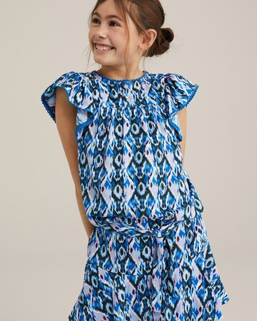WE Fashion - Blusa en azul: frente