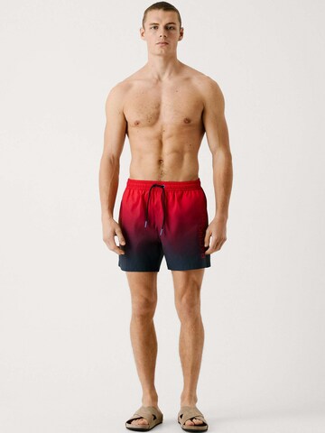 Red Bull Racing x Pepe Jeans Swimming shorts 'Red Bull Racing x Pepe Jeans' in Red