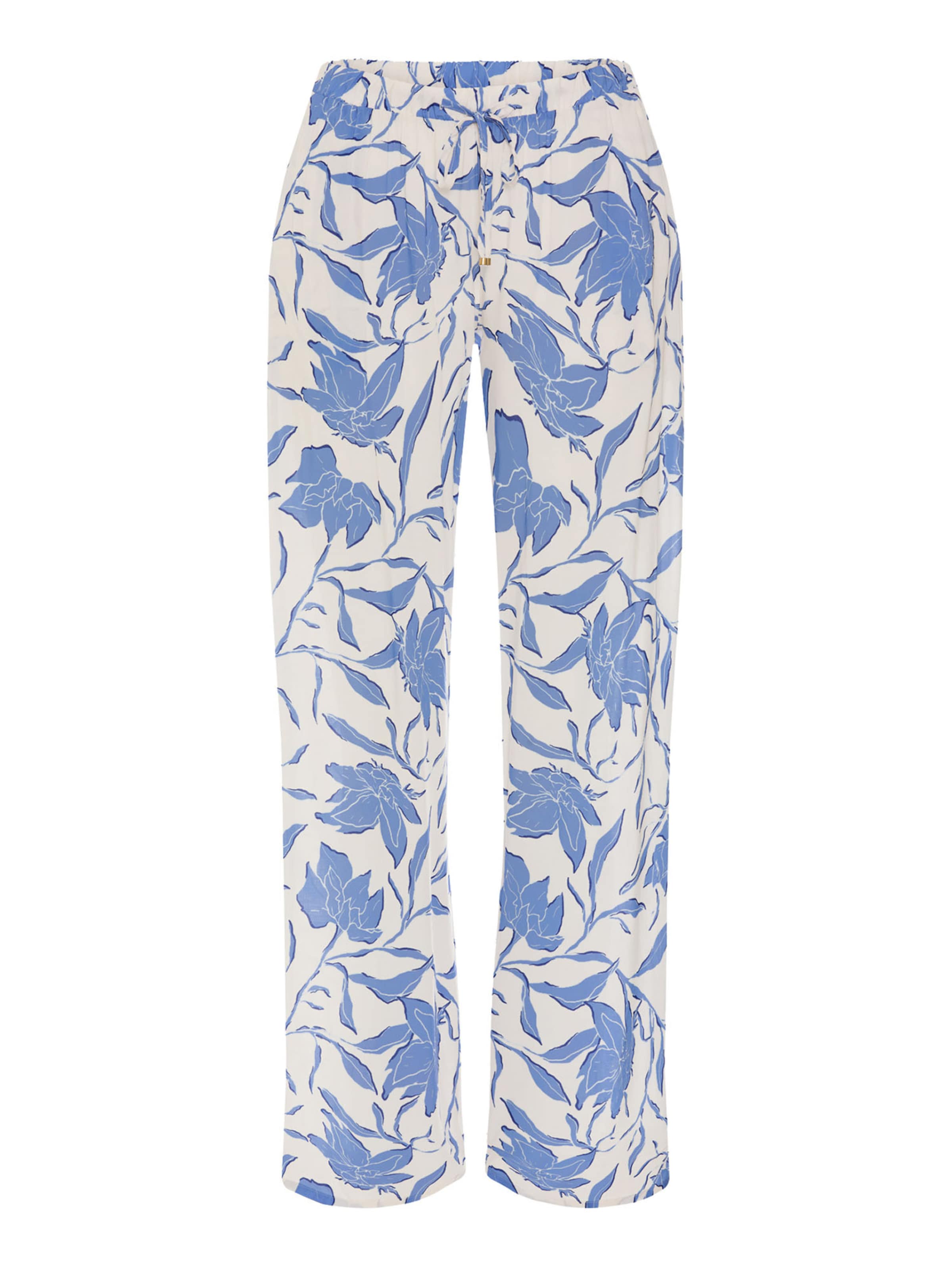 Pantalon de pyjama ' Sleep & Lounge ' Hanro en bleu : devant