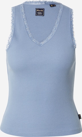 Superdry Top in Blauw: voorkant