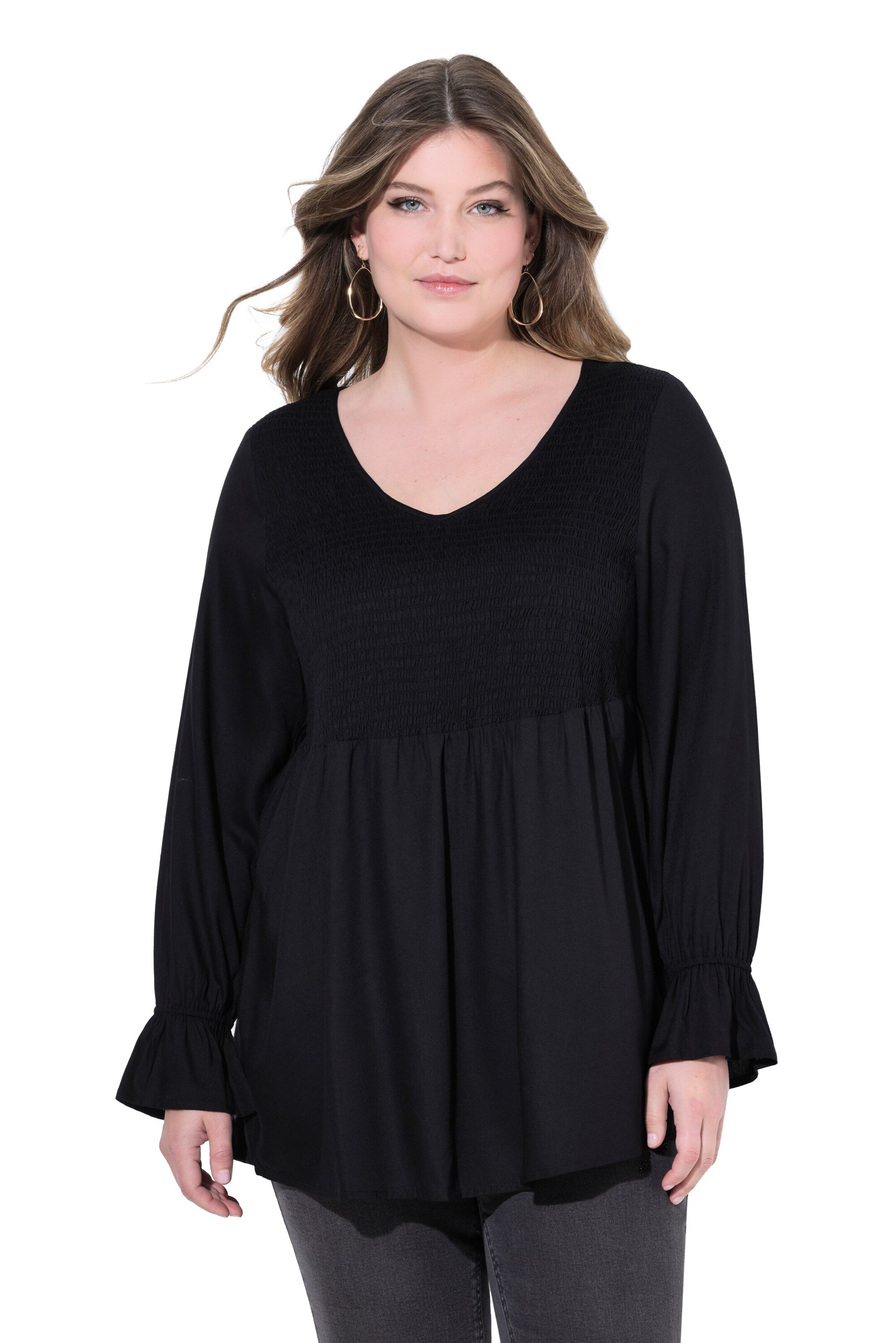 MIAMODA Bluse in Schwarz: Vorderseite