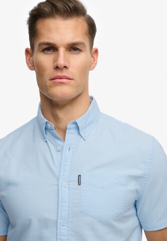 Superdry & Co Regular fit Overhemd in Blauw