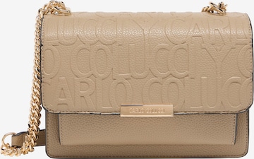Carlo Colucci Schoudertas 'Elmir' in Beige: voorkant