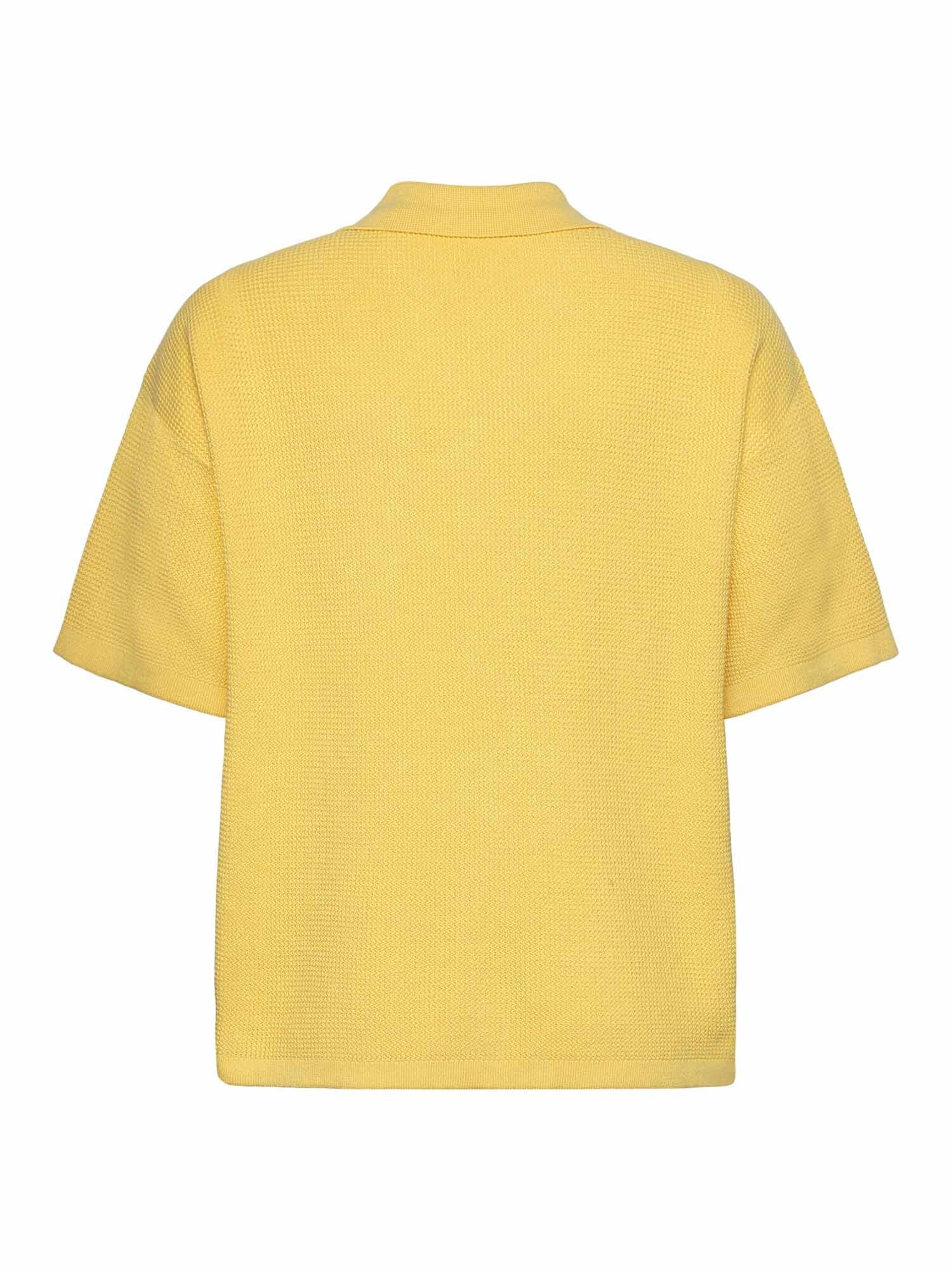 KnowledgeCotton Apparel Shirt in Yellow