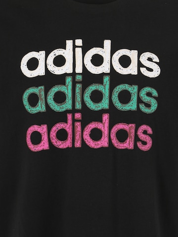 T-Shirt fonctionnel 'Multi Linear Graphic' ADIDAS SPORTSWEAR en noir