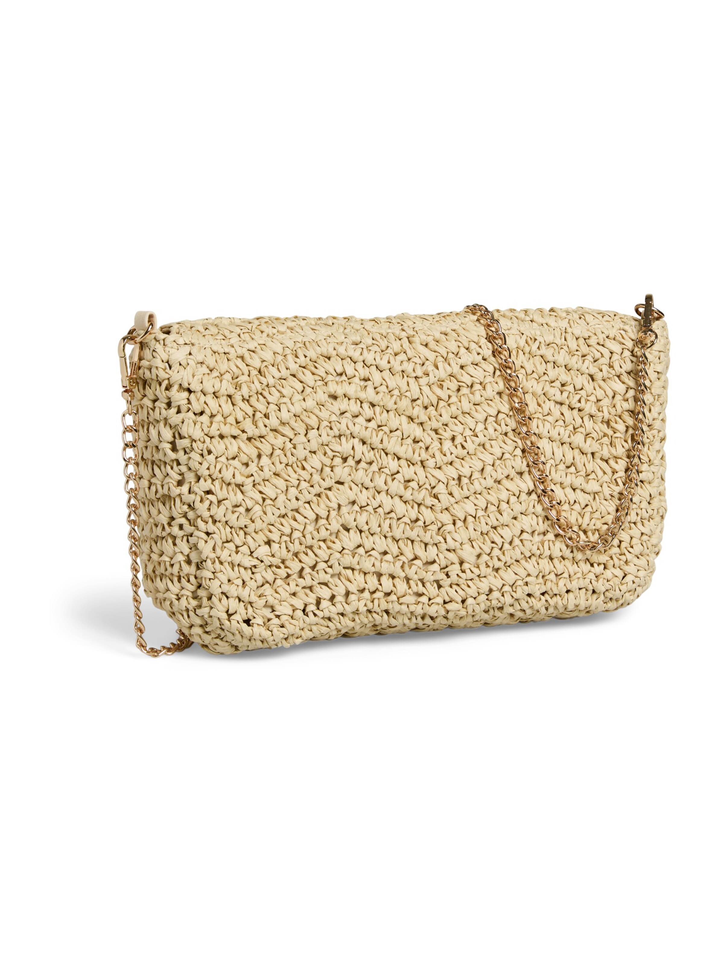 PIECES Axelremsväska 'PCGAMNA' i beige