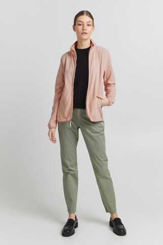 Oxmo Fleece jas 'Rikka' in Roze
