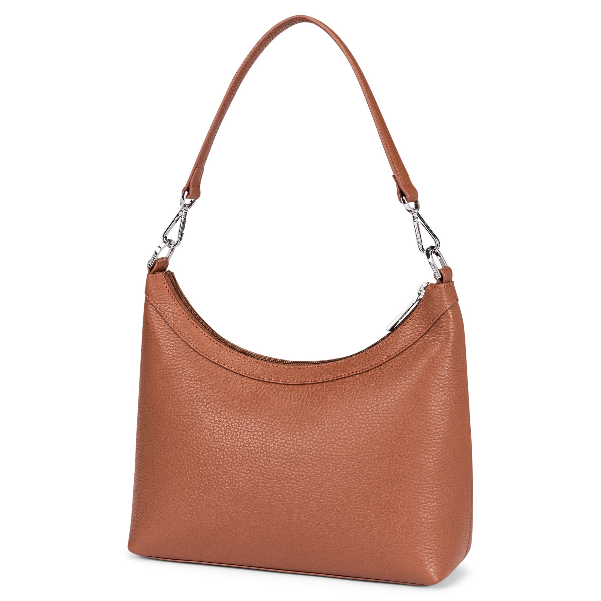 Roeckl Tasche 'DIANA SCHULTERTASCHE GRAINED SMALL' in Braun