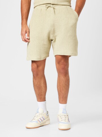 Regular Pantalon 'Austin' WEEKDAY en beige : devant